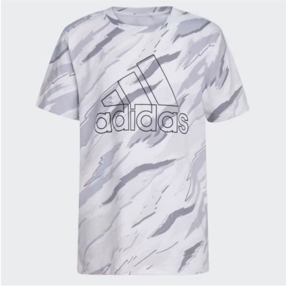 Boys Adidas Tiger Camo Allover Print - Large